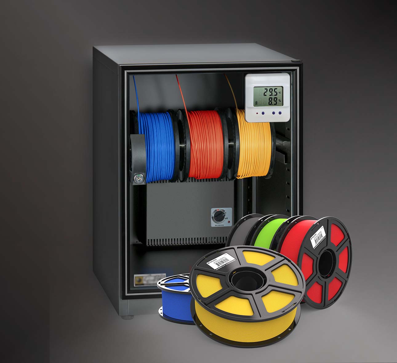 Secadora de filamentos Mastertec3D + 2kg de filamento PLA