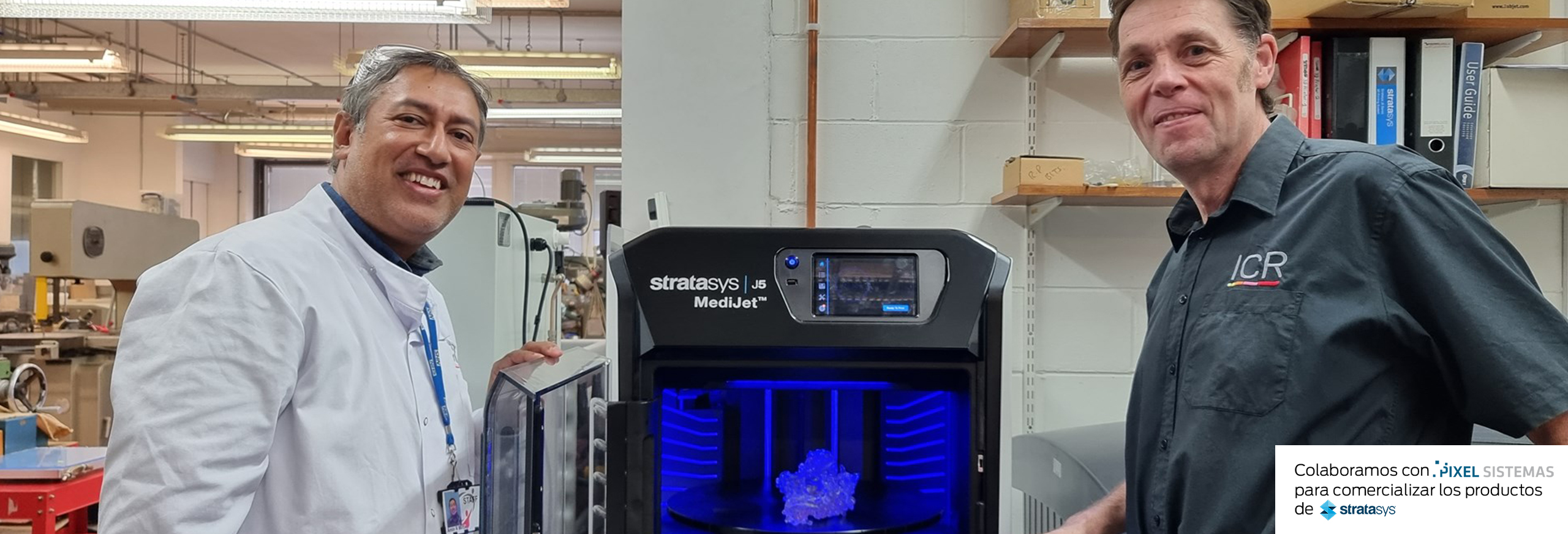 El Instituto de Investigación del Cáncer del Reino Unido utiliza la impresora 3D Stratasys J5 MediJet contra el cáncer